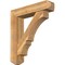 Ekena Millwork Balboa Craftsman Rough Sawn Bracket w/ Offset Brace, Western Red Cedar, 8"W x 36"D x 40"H BKT0806X36X40BOA04RWR - alternate 1